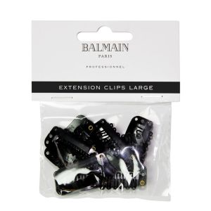 Balmain Hair Extension Clips Large Zwart 10 stuks