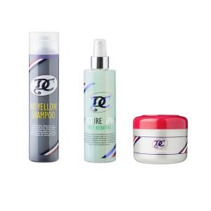 DC Hair Color & Care Pakket: No Yellow, Jojoba Masker & Moisture Spray