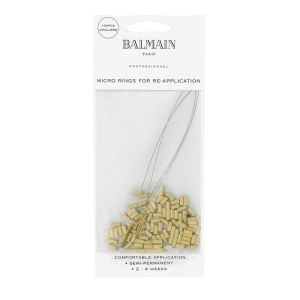 Balmain Hair Micro Rings Beige 100 stuks