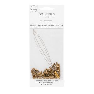 Balmain Hair Micro Rings Lichtbruin 100 stuks