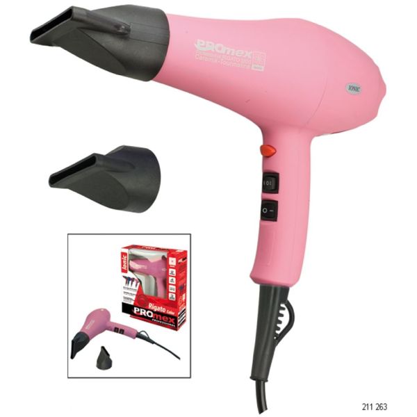 magnetron Scenario ijzer DC Haircosmetics | Promex Ionische Föhn Roze 2000 watt | Dc Haircosmetics