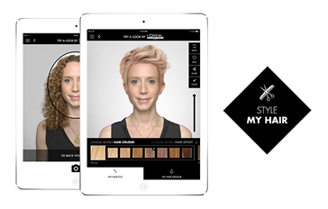 Nieuw van L'Oréal : De Style My Hair App!